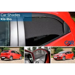 Kia Rio 5 deurs 2011-2016 - Zonneschermen achterportieren