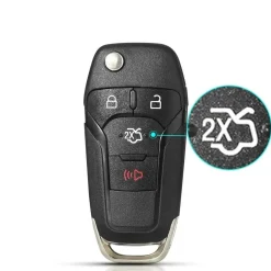 Klapsleutelbehuizing 4 knops geschikt voor Ford