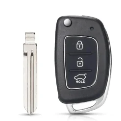Klapsleutelbehuizing 3 knops geschikt voor Hyundai