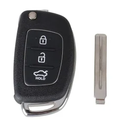 Klapsleutelbehuizing 3 knops geschikt voor Hyundai