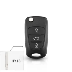 Klapsleutelbehuizing 3 knops geschikt voor Hyundai