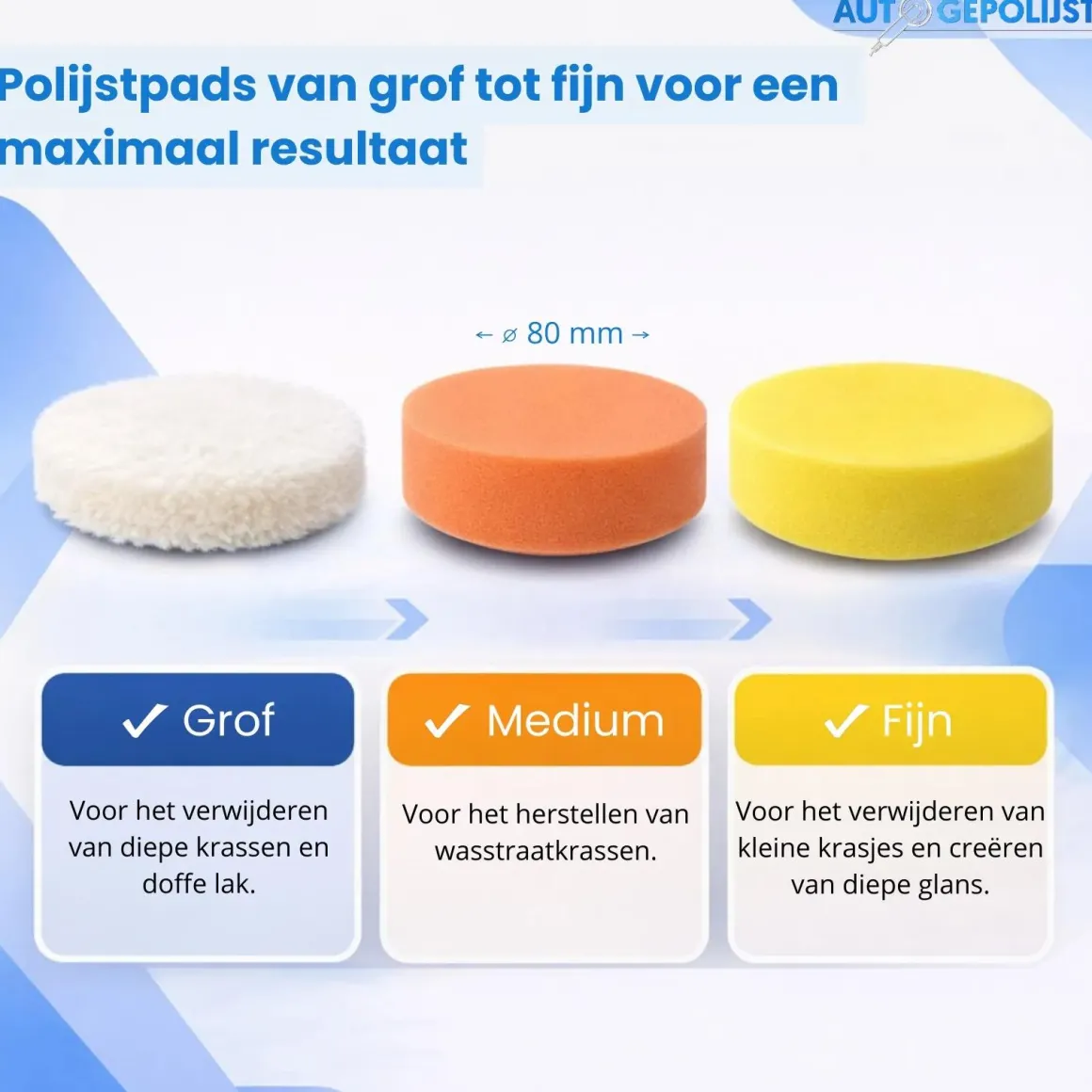 Krasverwijderaar Pro Set - Polijstset - 10 Delig