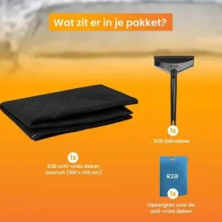 Luxe IJskrabber auto & Anti-Vries Deken