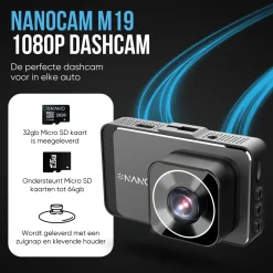 M19 2CH Dual Full HD 32gb dashcam