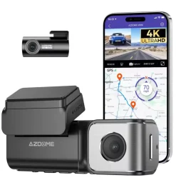 M360 2CH 4K Wifi GPS 64gb dashcam