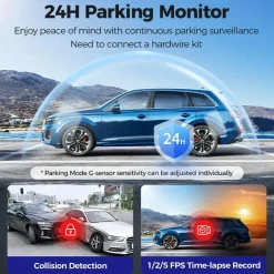 M360 2CH 4K Wifi GPS 64gb dashcam