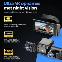 M770 Pro 1CH 4K Wifi GPS 64gb dashcam