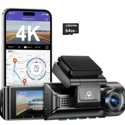 M770 Pro 1CH 4K Wifi GPS 64gb dashcam