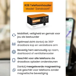 MagSafe Autohouder met Draadloos Opladen