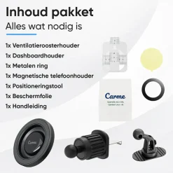MagSafe Telefoonhouder Auto - Zwart