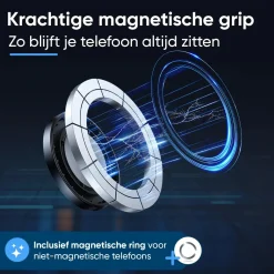 MagSafe Telefoonhouder Auto - Zwart