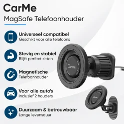 MagSafe Telefoonhouder Auto - Zwart