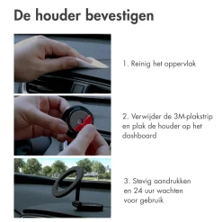 MagSafe Telefoonhouder Dashboard - Zwart
