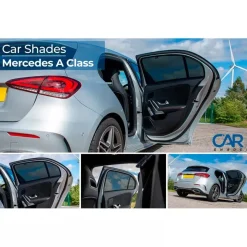 Mercedes A-Klasse W177 HB 5 deurs 2018- Zonneschermen achterportieren