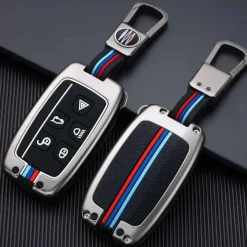Metalen Sleutelhoesje voor Jaguar grijs A5