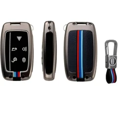 Metalen Sleutelhoesje voor Jaguar grijs A5
