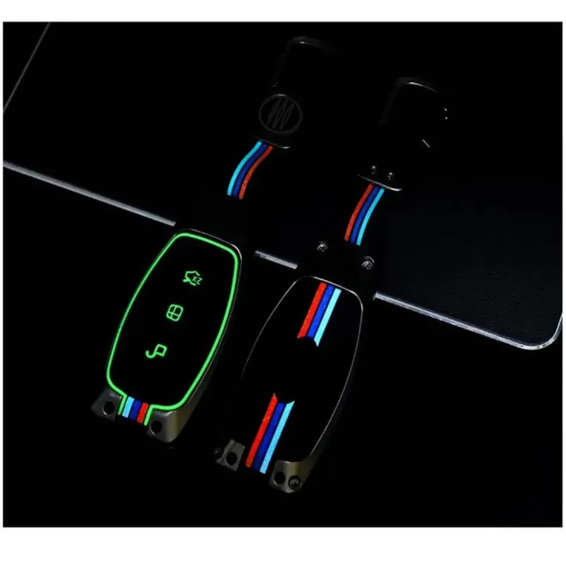 Metalen Sleutelhoesje voor Ford grijs K3