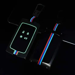 Metalen Sleutelhoesje voor Mitsubishi grijs B