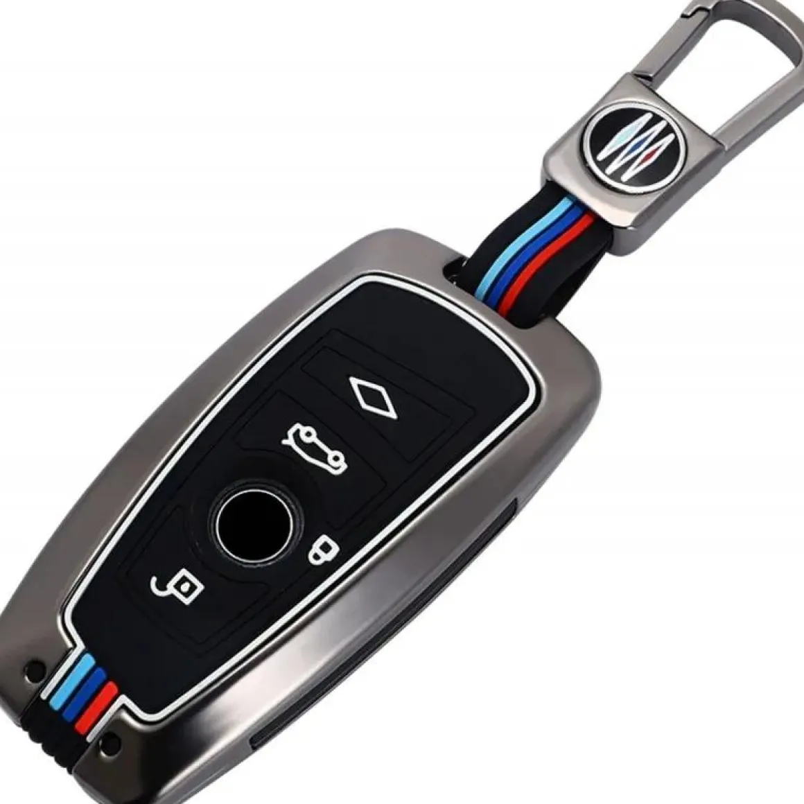 Metalen Sleutelhoesje voor Bmw grijs A4