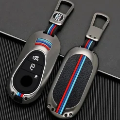 Metalen Sleutelhoesje voor Mercedes grijs C3