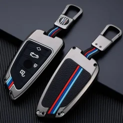 Metalen Sleutelhoesje voor Bmw grijs B4A