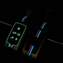Metalen Sleutelhoesje voor Landrover grijs B5