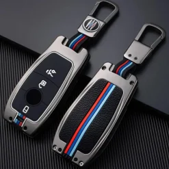Metalen Sleutelhoesje voor Mercedes grijs B3