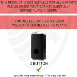 Metalen Sleutelhoesje voor Mazda grijs B3