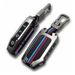 Metalen Sleutelhoesje voor Kia grijs C5