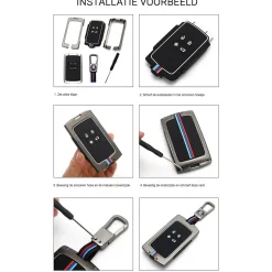 Metalen Sleutelhoesje voor Smart #1 - Smart #3