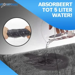Microvezeldoek - Droogdoek - Absorbeert 5L Water