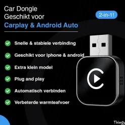 Mini 2-in-1 CarPlay & Android Auto Dongle