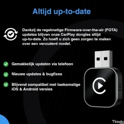 Mini 2-in-1 CarPlay & Android Auto Dongle