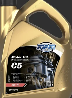 Motorolie 0w20 c5 premium synthetic | 5 liter