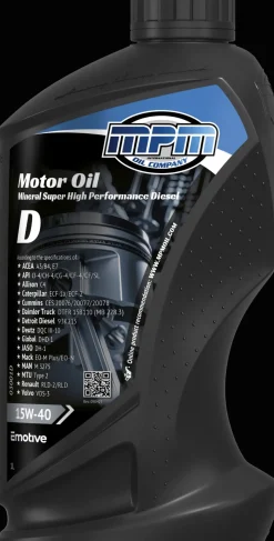 Motorolie 15w40 diesel super high performance