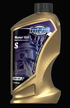 Motorolie 0w40 s high performance street | 1