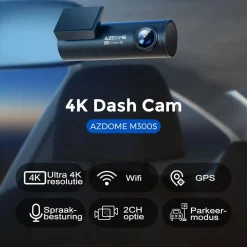 M300S 4K 2CH Dual Wifi GPS 64gb dashcam