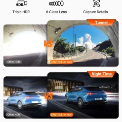 N4 Pro S Cloud 3CH 4K Wifi GPS dashcam