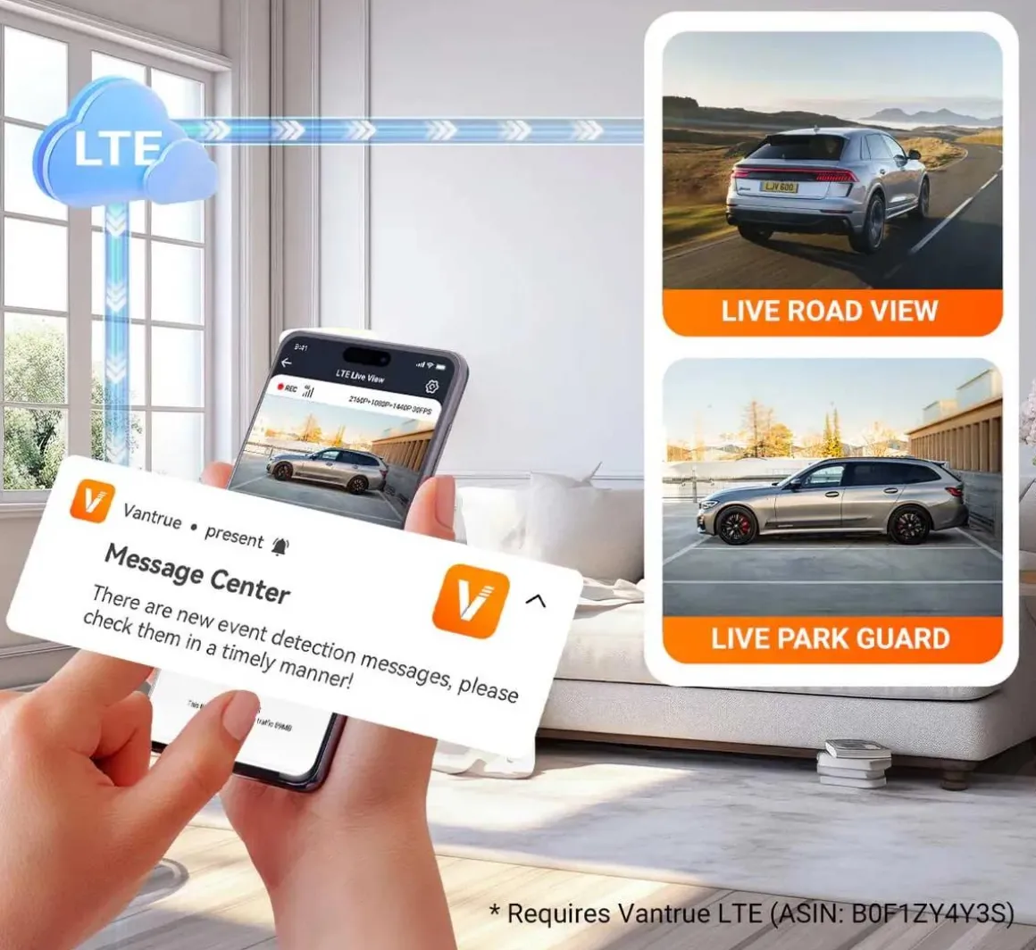 N4 Pro S Cloud 3CH 4K Wifi GPS dashcam