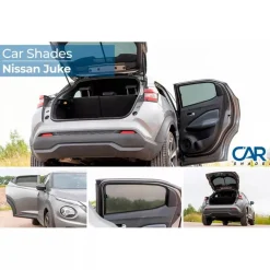 Nissan Juke II 5 deurs 2019 - Zonneschermen - Car Shades