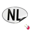 NL sticker magneet landcode