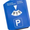 Parkeerschijf met ijskrabber