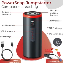 PowerSnap 12V Jumpstarter 300A & Powerbank