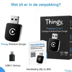 Premium 2-in-1 CarPlay & Android Auto Dongle
