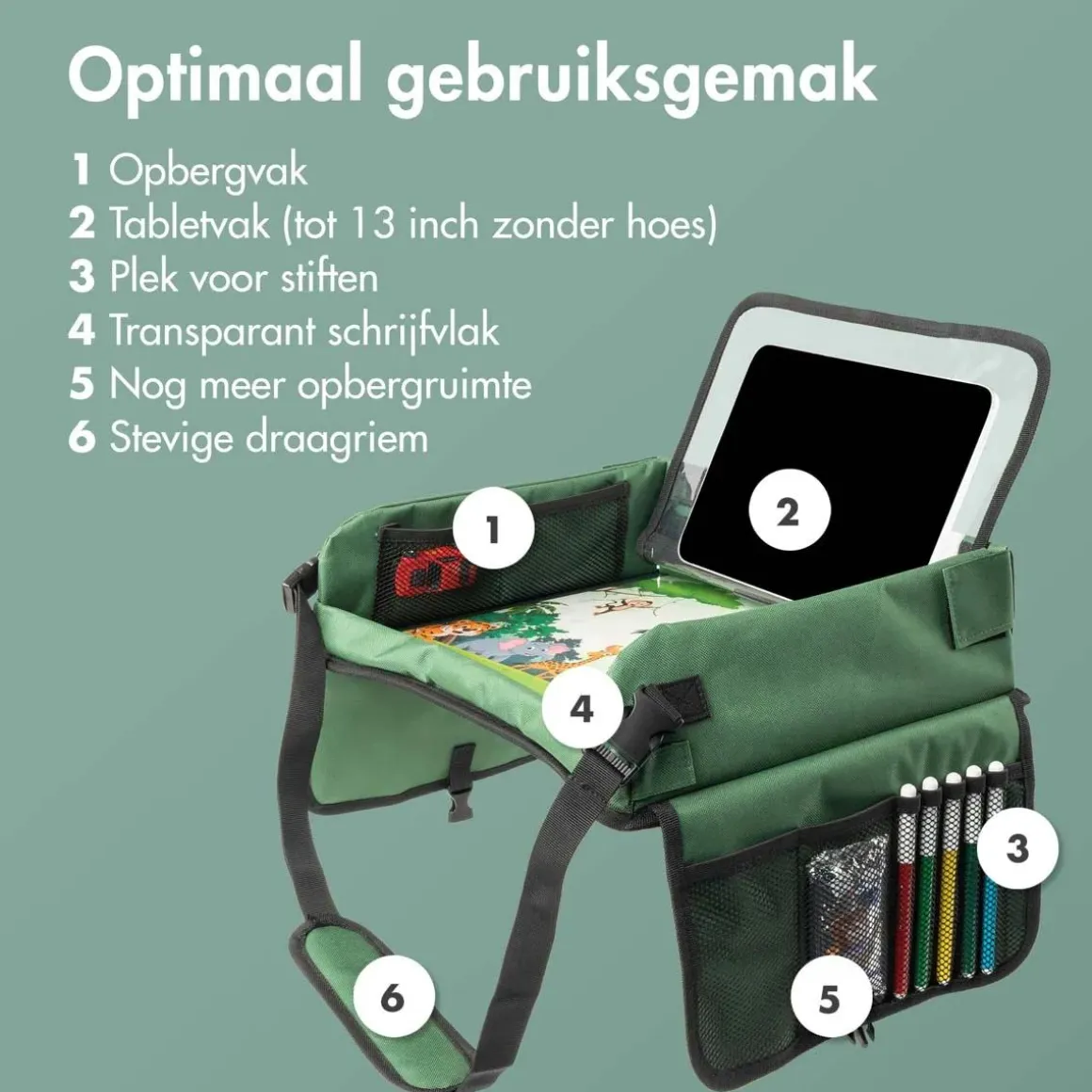 Reistafel met Tablethouder