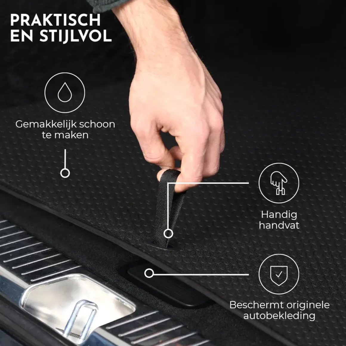Rubber Kofferbakmat voor Volkswagen Eos