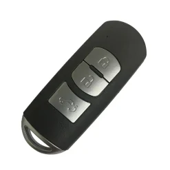 Smart key behuizing 3 knops geschikt voor Mazda