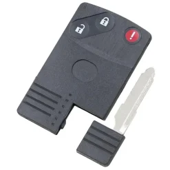 Smart key behuizing 3 knops geschikt voor Mazda