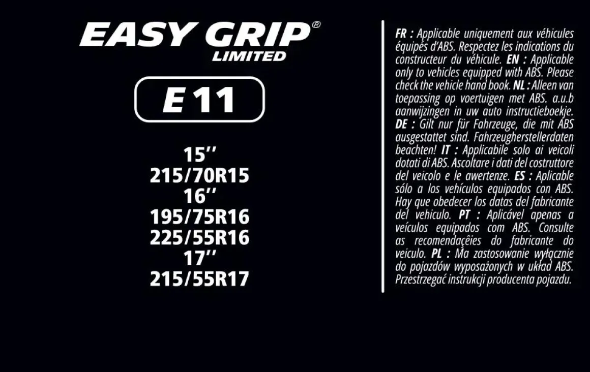 Sneeuwkettingen - Easy Grip- EG-E11
