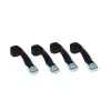 Spanbanden 4x zwart 1 m – Trekkracht 250 kg